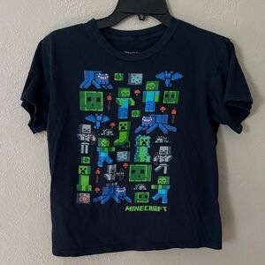 Minecraft Boys Youth Tshirt, Medium